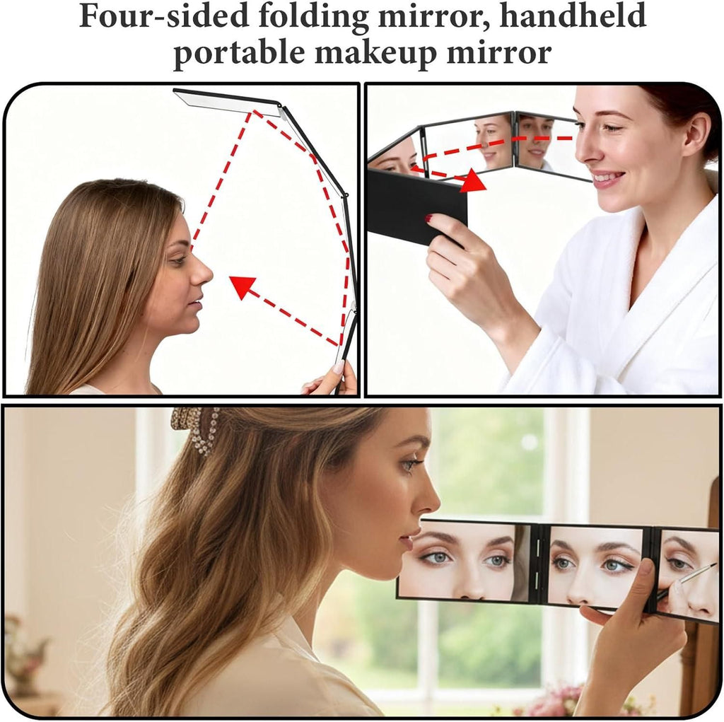 4-Way Self Haircut Portable 360� Foldable Mirror